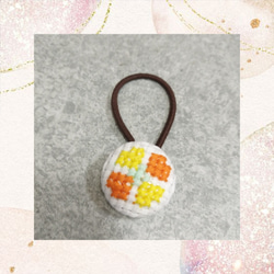 刺繍 くるみボタン ヘアゴム のおすすめ人気通販 検索結果｜Creema