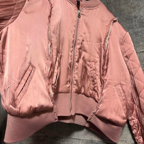 60sスカジャン サテン ジャケット ヴィンテージ パープル ピンク// 50s 50s Japan Souvenior Jacket 50年代 スカジャン スーベニアジャケット