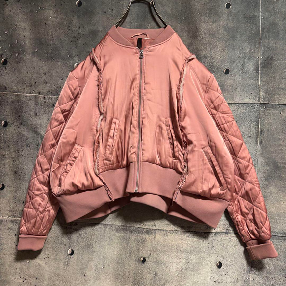 Jオリジナル リメイク オーバーサイズ ドッキング サテン