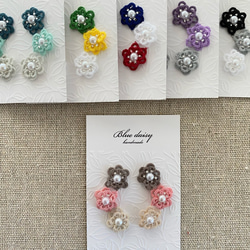 カラフルフラワーピアス（イヤリング） 8枚目の画像
