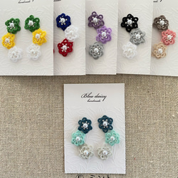 カラフルフラワーピアス（イヤリング） 9枚目の画像
