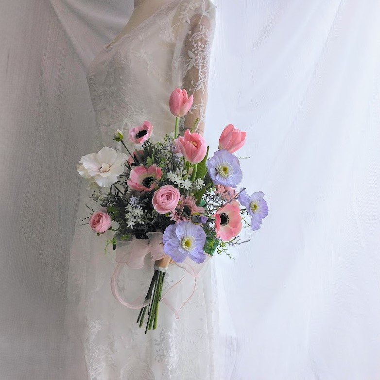 アーティフィシャルフラワー ウェディング 春ウェディング ブーケ ns917 アーティフィシャルフラワー