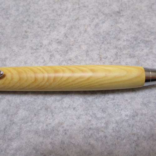 御蔵島柘植 根赤征 椿油仕上げ 木軸ボールペン(シャープペンシル