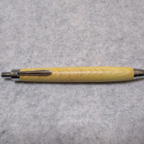 御蔵島柘植 根赤征 椿油仕上げ 木軸ボールペン(シャープペンシル) ペン