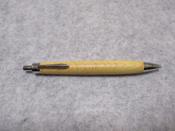305ペン工房翌檜 御蔵島柘植 黄楊 木軸シャーペン ボールペン