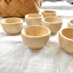 プチピンクッション 針山 台座 2点セット / ミニ ボウル ハンドメイド