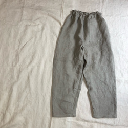リネンのもんぺ　ミントブルー リネンのもんぺ ミントブルー ロングパンツ nuuMonpe 通販