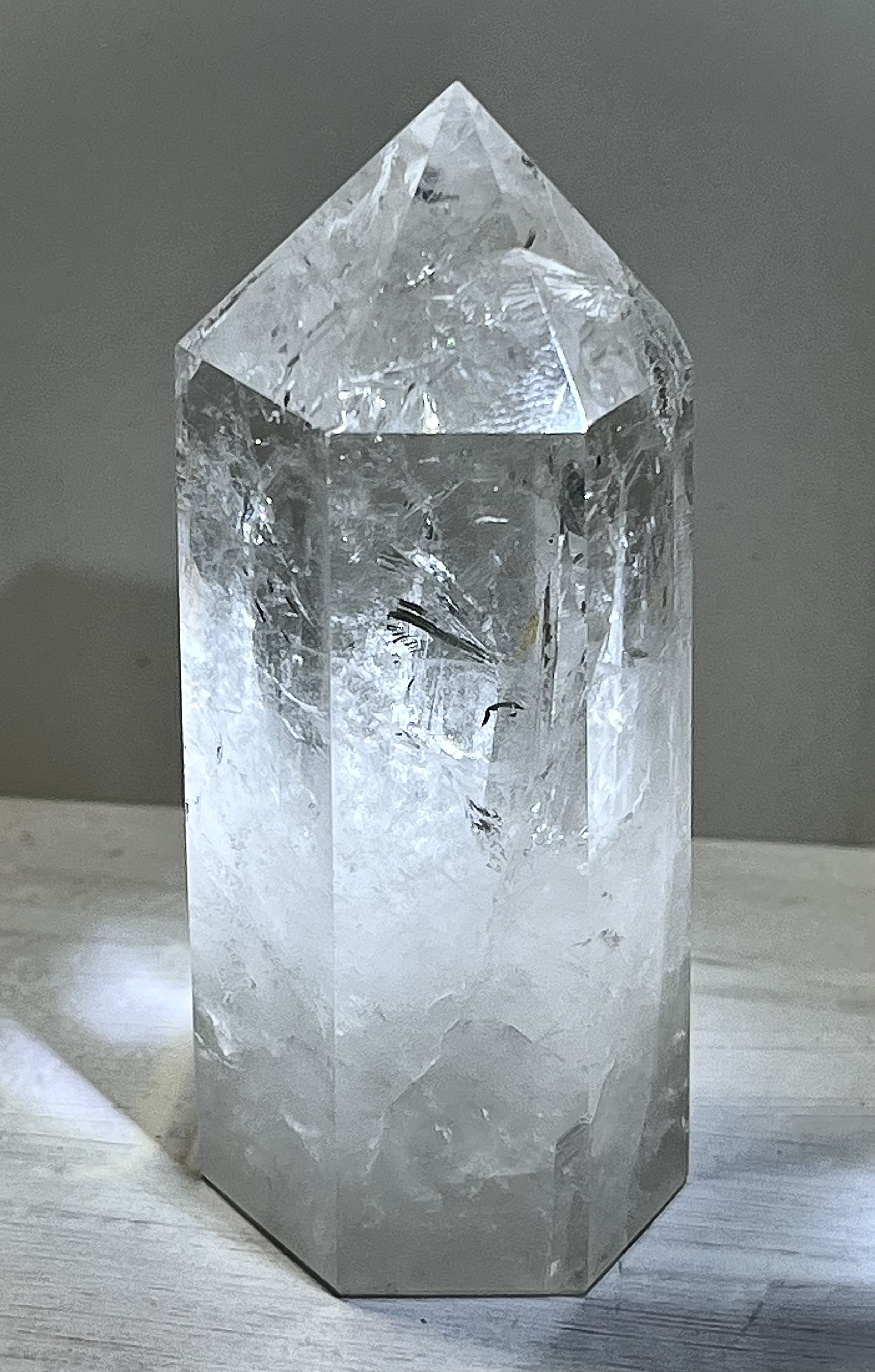 レインボー✨　エンジェルブレッシング　ポイント  水晶　クリスタル　ポリッシュ