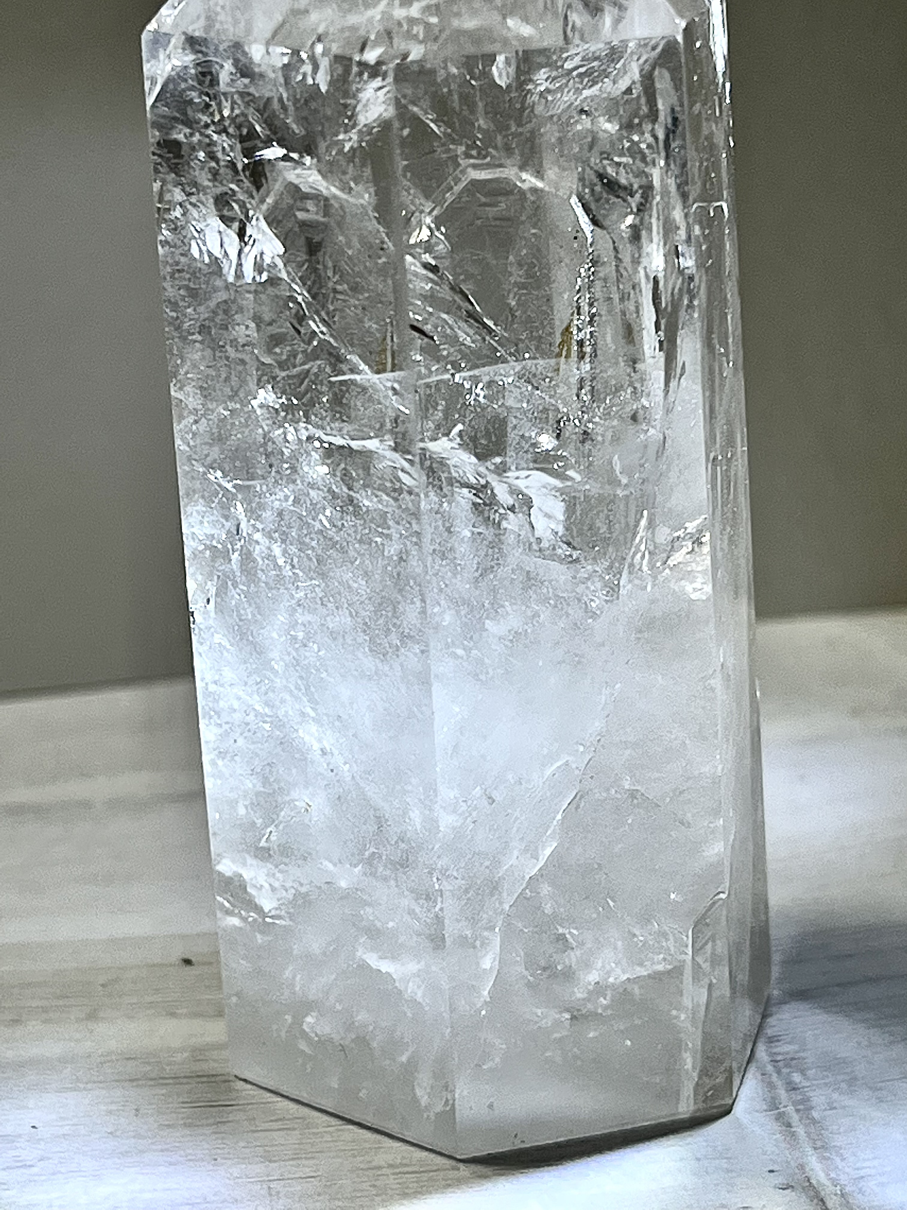 レインボー✨　エンジェルブレッシング　ポイント  水晶　クリスタル　ポリッシュ