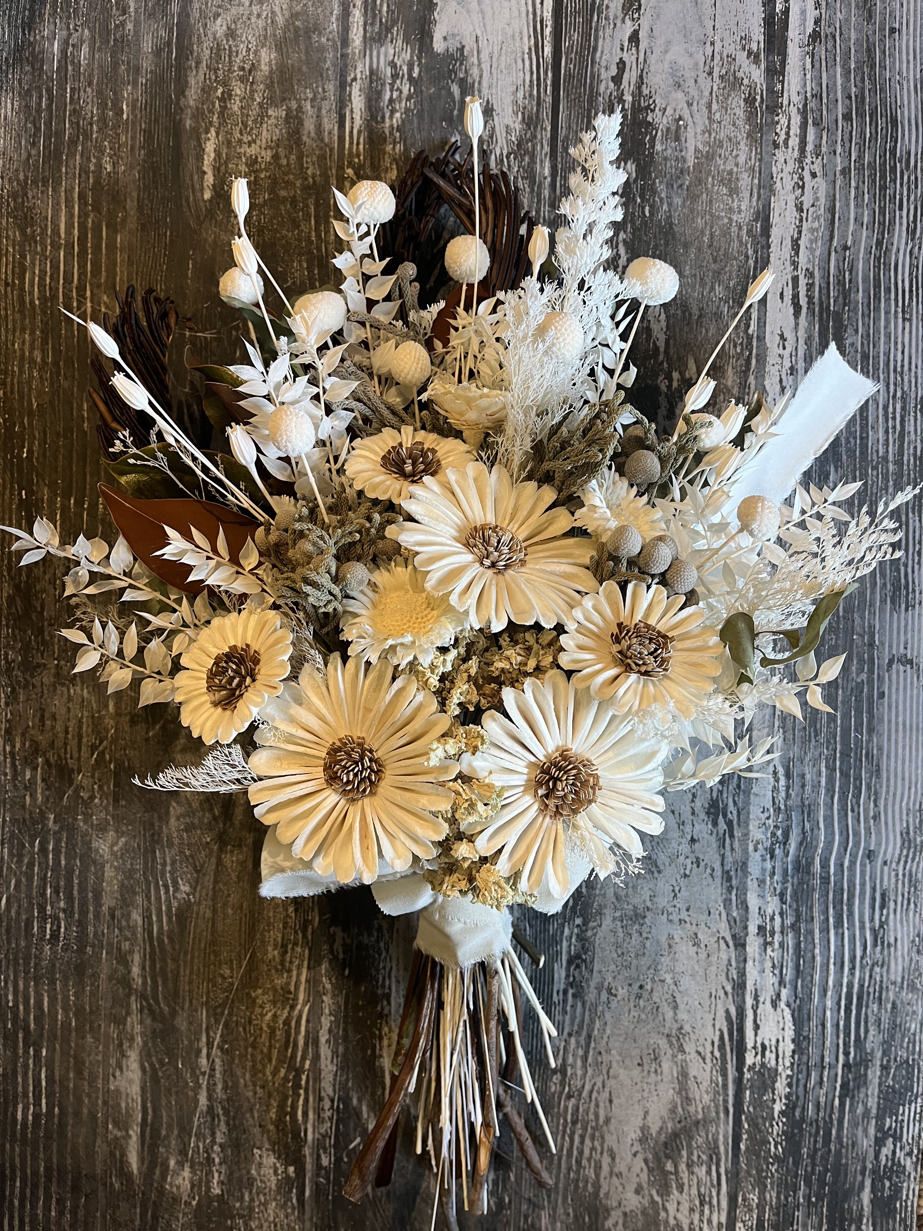 ドライフラワー　ウェディングブーケ　インテリアにも♪