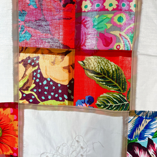 ゆ*め様 ステンドグラス風デザインパッチワーク ゆ*め様 ステンドグラス風デザインパッチワーク 桔梗 ステンド