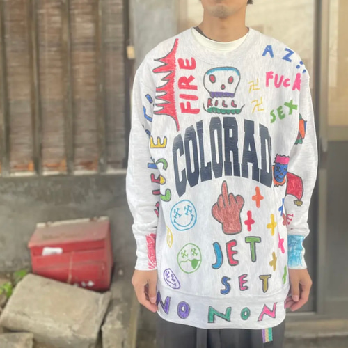 古着　ヴィンテージ vintage sweat スウェット　トレーナー　リメイク 古着 ヴィンテージ vintage sweat スウェット トレーナー