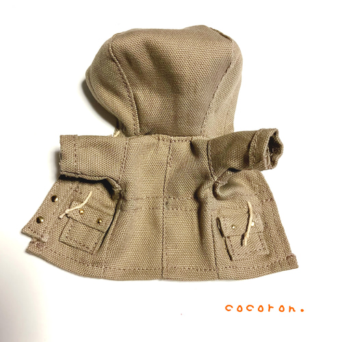 フード付きコート】ねんどろいどどーる オビツ11 等向きサイズ ドール