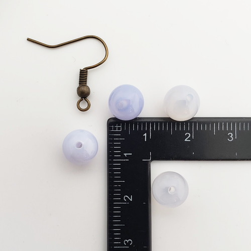 8㎜ 10個 縞瑪瑙 染め 加熱 メノウ 天然石 サードオニキス