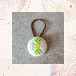 刺繍 くるみボタン ヘアゴム のおすすめ人気通販 検索結果｜Creema