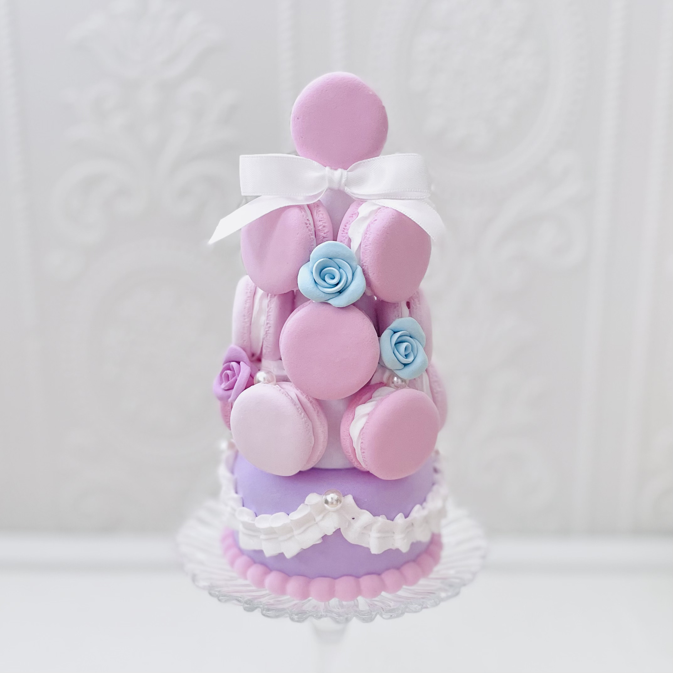 ポップクレイマカロンタワー＊色変更可＊フェイク