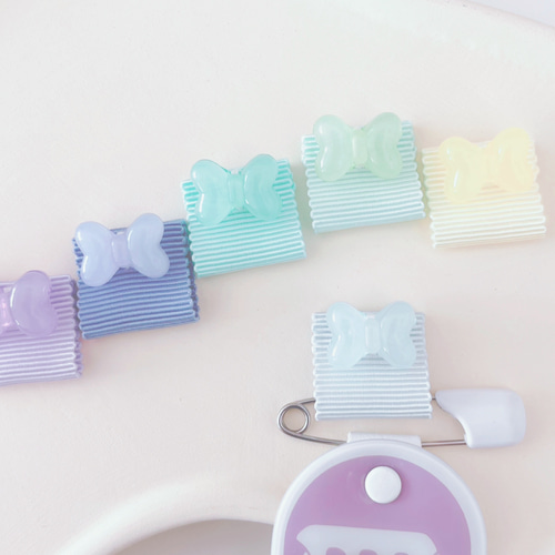 名札付けワッペン ［drops color ribbon］ ワッペン お名前ワッペン