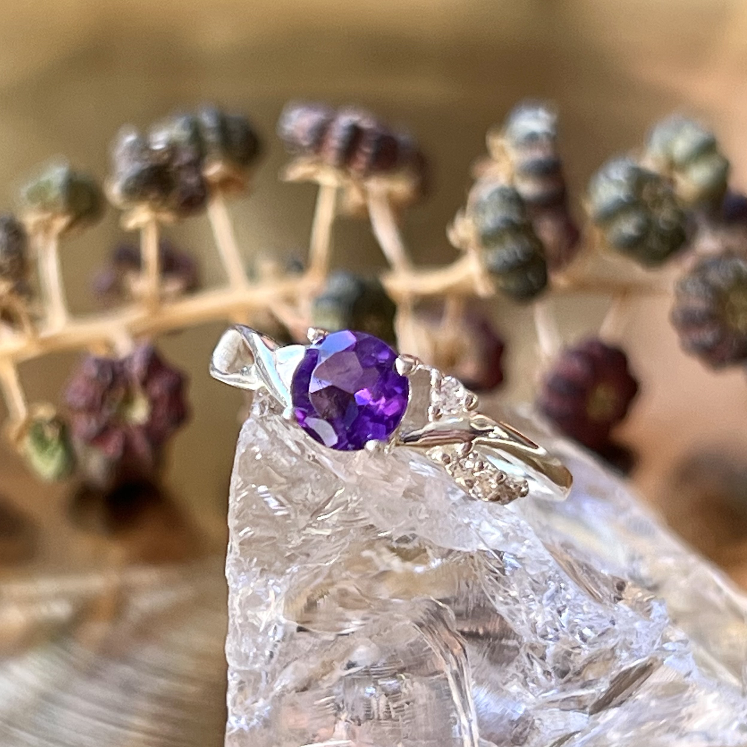 カラーシフトアメジスト　リング