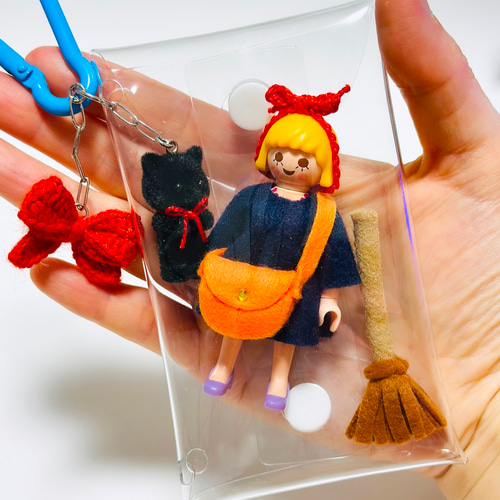 プレイモービル - 大小　プレイモービル　キーホルダー プレイモービル playmobil キーホルダー 2点（女の子） - メルカリ