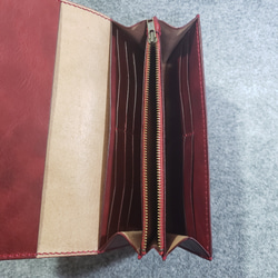 長財布・long wallet[革色・ステッチ色多数有り] 6枚目の画像