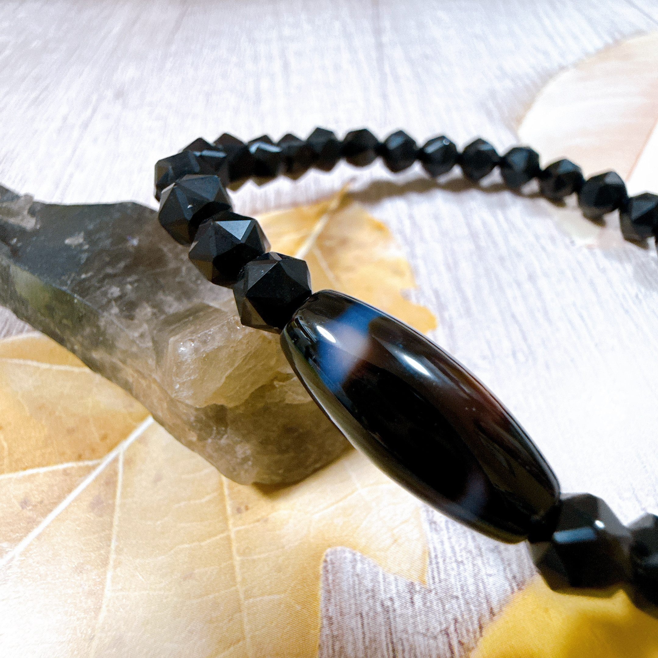 【白蛇様と結ぶ、めぐりの糸】静かに始まる新しい流れ☆白蛇天珠×モリオン