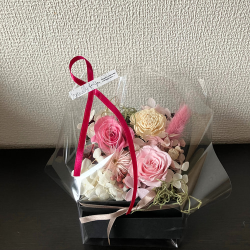 フラワーボックス フラワーアレンジメント Sサイズ プリザーブド