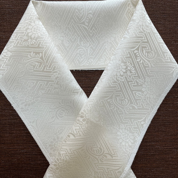 襦袢 薔薇 刺繍 紗綾形地紋 着物襦袢 着物 101t
