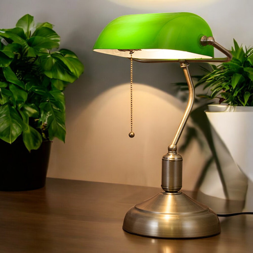 バンカーズランプ LED電球付き】テーブルランプ Banker's Lamp バンカーズランプII
