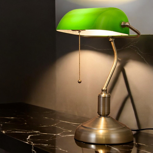 バンカーズランプ LED電球付き】テーブルランプ Banker's Lamp バンカーズランプII
