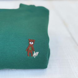 8くま スウェットジャケット【在庫限り】 2枚目の画像