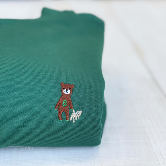 8くま スウェットジャケット【在庫限り】 2枚目の画像