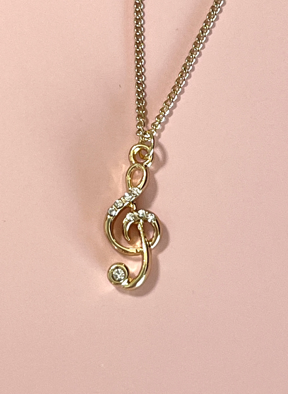 ト音記号 ネックレス ネックレス・ペンダント sironekoshop 通販