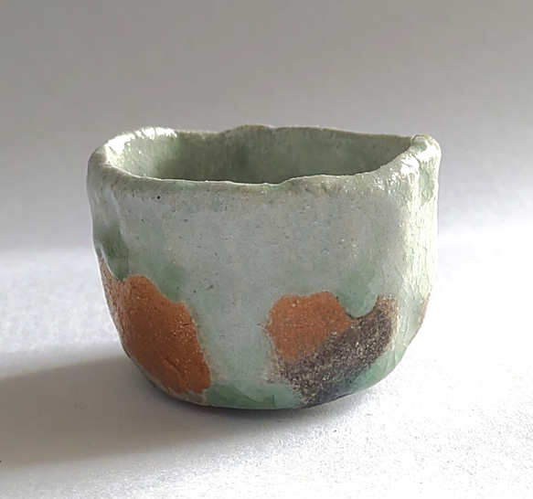 藍色で有名な陶芸家さんのぐい呑み 藍色で有名な陶芸家さんのぐい呑み