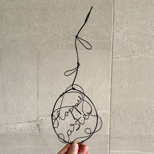 森の中のイースターパーティー ワイヤーアート イースターエッグ