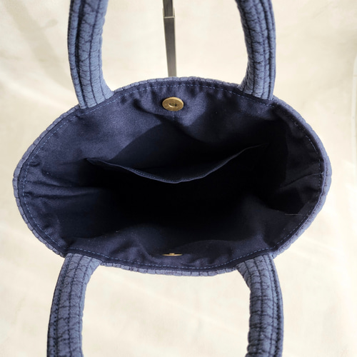 特集掲載】フォーマルに使えるヌビバッグ ♡ A4 裏地つき パール