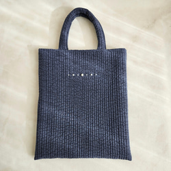 【韓国／ヌビ】フォーマルに使えるヌビバッグ ♡ A4 裏地つき パール ブラック ネイビー サブバッグ イブル マチなし 10枚目の画像