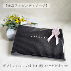 【韓国／ヌビ】フォーマルに使えるヌビバッグ ♡ A4 裏地つき パール ブラック ネイビー サブバッグ イブル マチなし 13枚目の画像