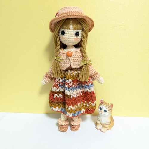 ✿rei 着せ替えあみぐるみ女の子４体 ✿rei様専用 着せ替えあみぐるみ女の子 ✿rei 着せ替えあみぐるみ