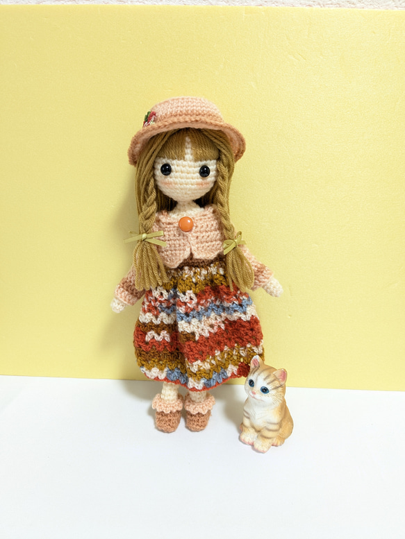 ✿三つ編みの女の子 着せ替えあみぐるみ あみぐるみ Karin✿ 通販