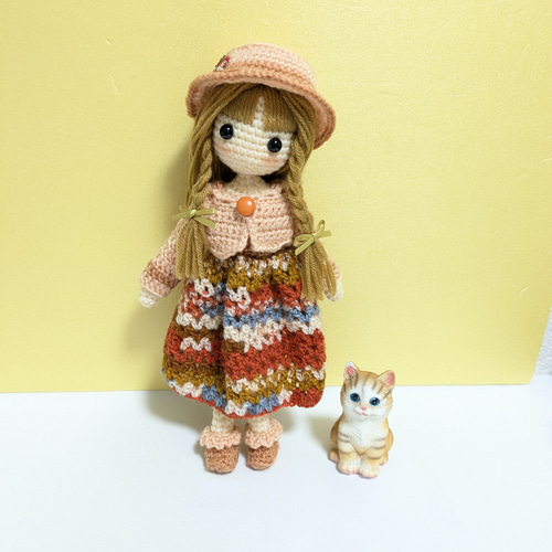 ✿三つ編みの女の子 着せ替えあみぐるみ あみぐるみ Karin✿ 通販