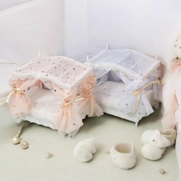 nana様❤️専用　　オビツ　プリンセス天蓋ベット&ソファーの２点セット nana様❤️専用 オビツ プリンセス天蓋ベット&ソファーの2点セット