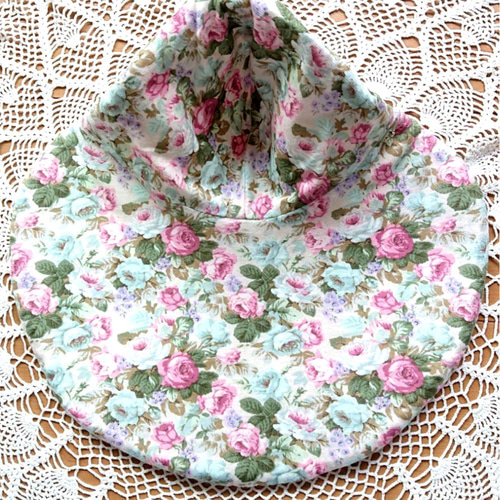 ♥️犬服【暖か！ヌビ生地とリバティ2wayポンチョ】ぱんだオリジナル