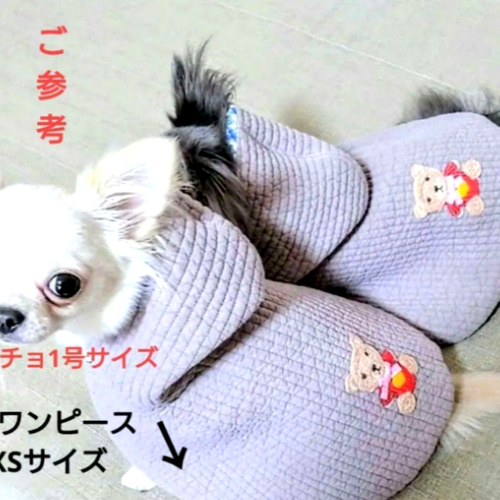 ♥️犬服【暖か！ヌビ生地とリバティ2wayポンチョ】ぱんだオリジナル