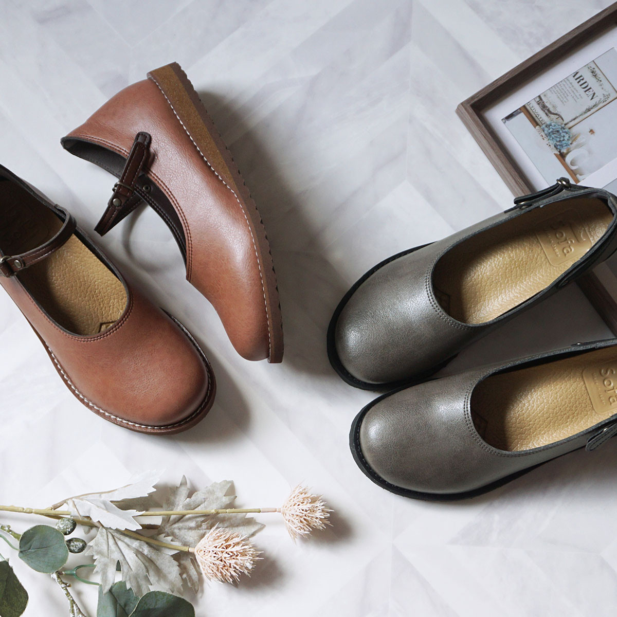 2WAYストラップ スリッポン (PLANT) レディースシューズ 靴 日本製 【5～14日以内】