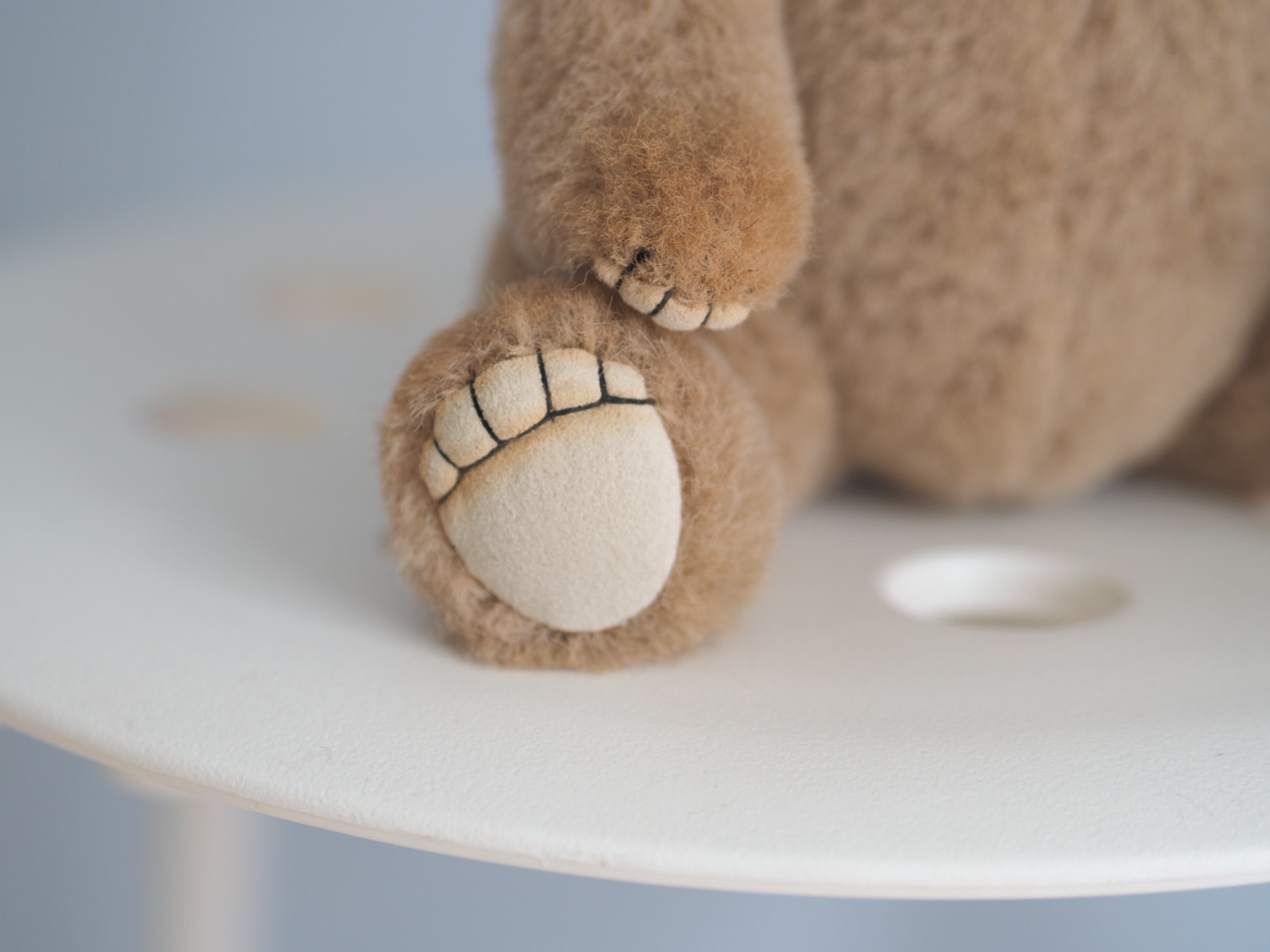 ciel étoilé  オリジナル Standard size teddy bear beige 正面向き　テディベア