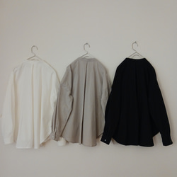 【women's S.M.L】ほんのり起毛 ビエラのコックシャツ 3枚目の画像