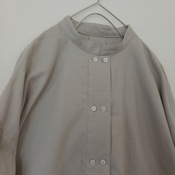 【women's S.M.L】ほんのり起毛 ビエラのコックシャツ 8枚目の画像