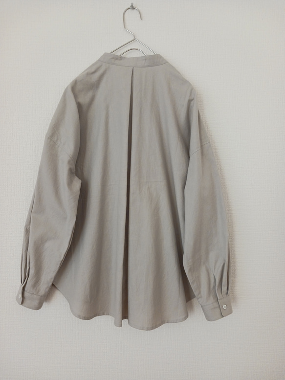 【women's S.M.L】ほんのり起毛 ビエラのコックシャツ 9枚目の画像