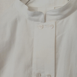 【women's S.M.L】ほんのり起毛 ビエラのコックシャツ 6枚目の画像