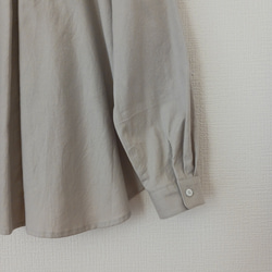 【women's S.M.L】ほんのり起毛 ビエラのコックシャツ 11枚目の画像